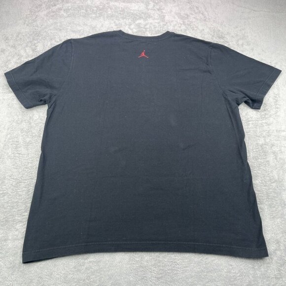 Nike Air Jordan T Shirt Mens Extra Large Black Jumpman Logo Short Sleeve Retro - Picture 4 of 7